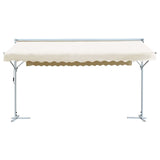 Tenda Parasole con Piedistallo 500x300 cm Crema