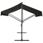 Tenda Parasole con Piedistallo 300x300 cm Antracite