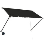 Tenda da Sole Retrattile con LED 250x150 cm Antracite