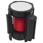 Barriera a Nastro Retrattile 200 cm Rossa