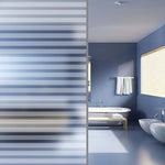 Pellicola per Finestra Design Smerigliato Strisce 0,9x100 m PVC