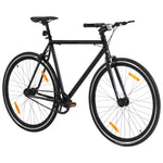 Bicicletta a Scatto Fisso Nera 700c 51 cm