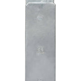 Picchetti per Recinzione 2 pz Argento 8x6x60 cm Acciaio Zincato