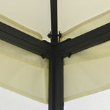 Gazebo con Rete 300x400x265 cm Crema
