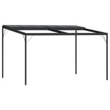 Gazebo con Tetto Antracite 4x3x2,5 m in Alluminio e Acciaio