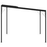 Gazebo con Tetto Antracite 4x3x2,5 m in Alluminio e Acciaio