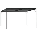 Gazebo con Tetto Antracite 4x3x2,5 m in Alluminio e Acciaio