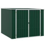 Capanno da Giardino Verde 195x198x159 cm in Acciaio Zincato