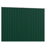 Capanno da Giardino Verde 195x198x159 cm in Acciaio Zincato