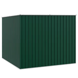 Capanno da Giardino Verde 195x198x159 cm in Acciaio Zincato