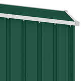 Capanno per Legna Verde 245x98x159 cm in Acciaio Zincato
