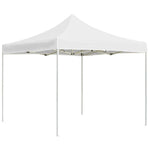 Gazebo Professionale Pieghevole Alluminio 2x2 m Bianco