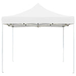 Gazebo Professionale Pieghevole Alluminio 2x2 m Bianco