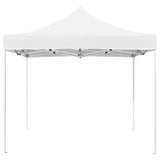 Gazebo Professionale Pieghevole Alluminio 2x2 m Bianco