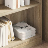 Libreria Rovere Sonoma 80x24x75 cm in Legno truciolato