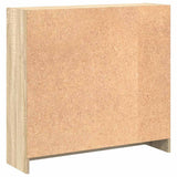Libreria Rovere Sonoma 80x24x75 cm in Legno truciolato