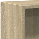 Libreria 2 Ripiani Rovere Sonoma 60x30x76,5cm Legno truciolato