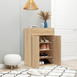 Scarpiera Rovere Sonoma 60x35x84 cm in Legno truciolato
