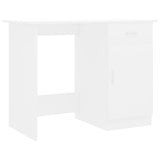 Scrivania Bianca 100x50x76 cm in Legno truciolato
