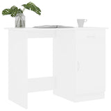 Scrivania Bianca 100x50x76 cm in Legno truciolato