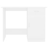 Scrivania Bianca 100x50x76 cm in Legno truciolato