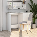 Scrivania Bianca 100x50x76 cm in Legno truciolato