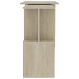 Scrivania Angolo Rovere Sonoma 200x50x76 cm Legno truciolato