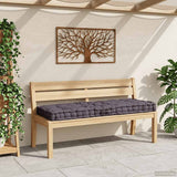 Cuscino per Pallet e Pavimento in Cotone 120x80x10 cm Antracite