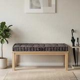 Cuscino per Pallet e Pavimento in Cotone 120x80x10 cm Antracite