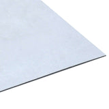 Tavole per Pavimenti 55 pcs Bianco 5,11 m PVC