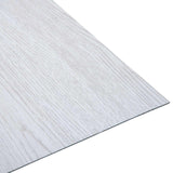 Tavole per Pavimenti 5,11 m 55 pcs PVC Legno Bianco