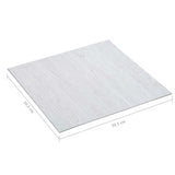 Tavole per Pavimenti 5,11 m 55 pcs PVC Legno Bianco