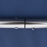 Bimini di Prua con Tendalino a 4 Archi Blu 243x180x137 cm
