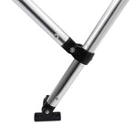 Bimini di Prua con Tendalino a 4 Archi Blu 243x210x137 cm