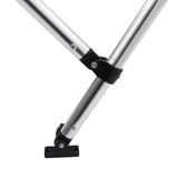 Bimini di Prua con Tendalino a 4 Archi Blu 243x210x137 cm