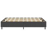 Letto a Molle Grigio in Tessuto 160x200 cm