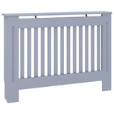 Copertura per Radiatore Antracite 112x19x81,5 cm in MDF
