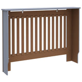 Copertura per Radiatore Antracite 112x19x81,5 cm in MDF