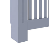 Copertura per Radiatore Antracite 152x19x81,5 cm in MDF