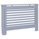Copertura per Radiatore Antracite 112x19x81,5 cm in MDF