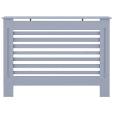 Copertura per Radiatore Antracite 112x19x81,5 cm in MDF