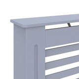 Copertura per Radiatore Antracite 112x19x81,5 cm in MDF