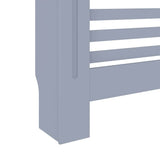 Copertura per Radiatore Antracite 112x19x81,5 cm in MDF