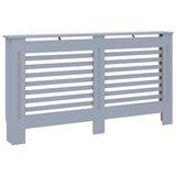 Copertura per Radiatore Antracite 152x19x81,5 cm in MDF