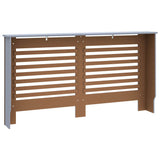 Copertura per Radiatore Antracite 152x19x81,5 cm in MDF
