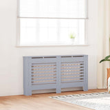 Copertura per Radiatore Antracite 152x19x81,5 cm in MDF