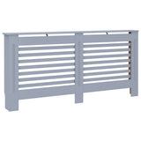 Copertura per Radiatore Antracite 172x19x81,5 cm in MDF