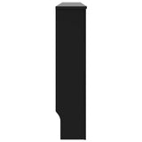 Copertura per Radiatore Nera 172x19x81,5 cm in MDF
