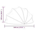 Cupola per Piscina 440x220 cm