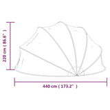 Cupola per Piscina 440x220 cm